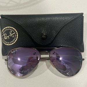 Ray-Ban Unisex Mirror Lens Polarized Aviators